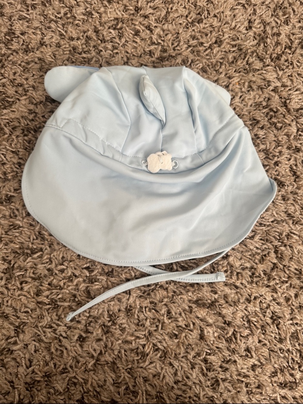 Light Blue Shark Sun Hat for Kids - Picture 2 of 3